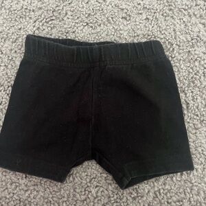 EUC George Black Shorts 3-6 months